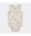 Petit Lem Ribbed Bubble Romper Golf Caddy Print on Sand