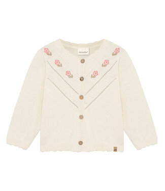 Minymo Minymo Embroidered Knit Cardigan