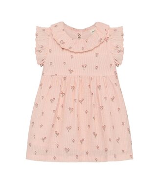 Minymo Minymo Flower Muslin Dress Pink