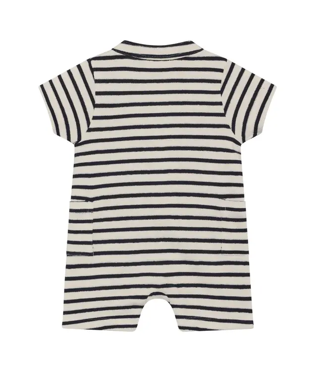 Minymo Minymo Stripe Polo Romper