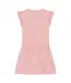 Minymo Minymo Ribbed Flutter Sleeve Dress Pink