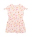 Minymo Minymo Palm Tree Print Dress Pink
