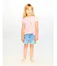 Deux par Deux Deux par Deux Denim Shorts with Floral Embroidery