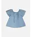 Deux par Deux Deux par Deux Light Chambray Top