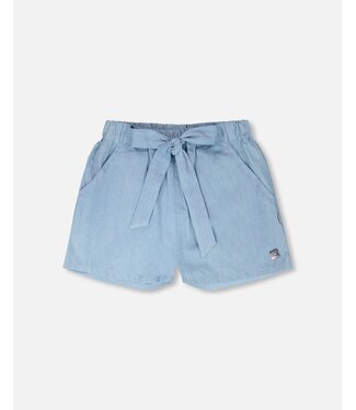 Deux par Deux Deux par Deux Light Chambray Shorts