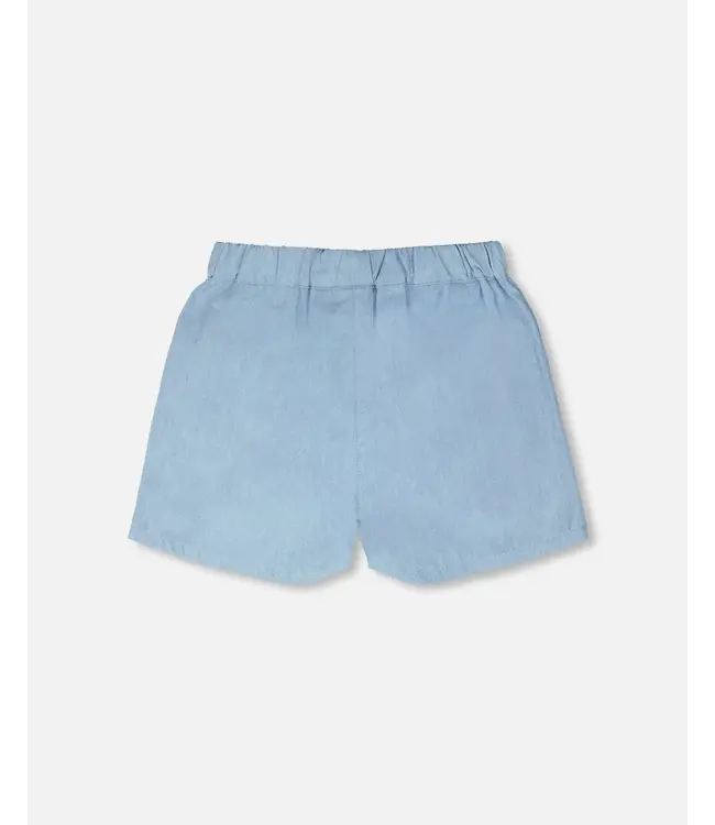 Deux par Deux Deux par Deux Light Chambray Shorts