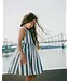Deux par Deux Deux par Deux Sleeveless Blue Striped Dress