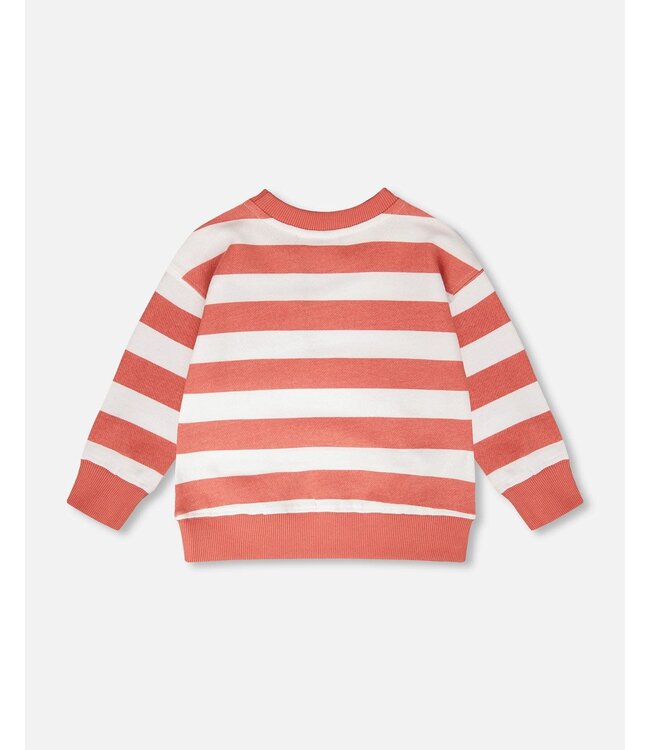 Deux par Deux Deux par Deux Sweatshirt Red Stripes