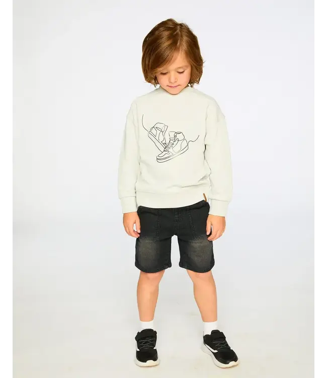 Deux par Deux French Terry Denim Short