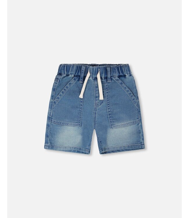 Deux par Deux French Terry Denim Short