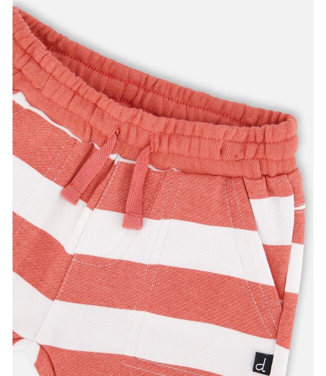 Deux par Deux Deux par Deux Tee & Short Set in Mood Indigo