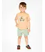 Deux par Deux French Terry Shorts in Green Milieu