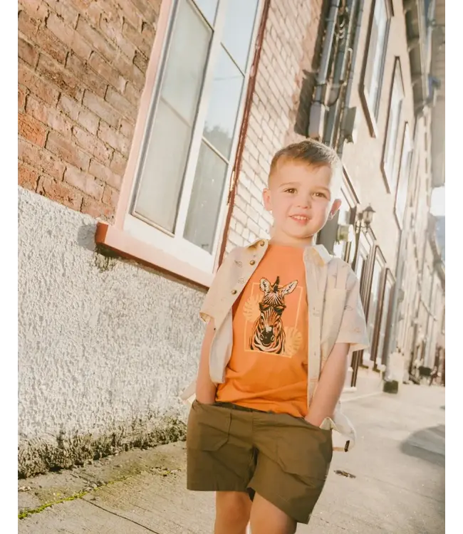 Deux par Deux Deux par Deux Parachute Short in Fungi