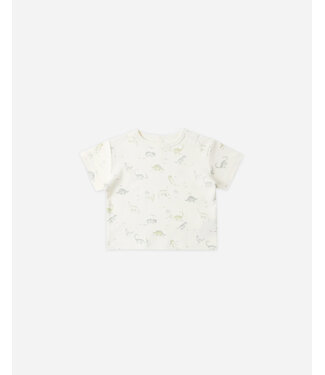 Quincy Mae Boxy Tee Dinosaur