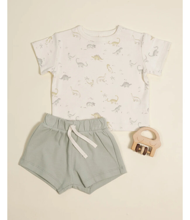 Quincy Mae Boxy Tee Dinosaur