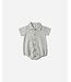 Quincy Mae Matteo Romper in Sage Gingham