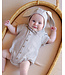 Quincy Mae Matteo Romper in Sage Gingham