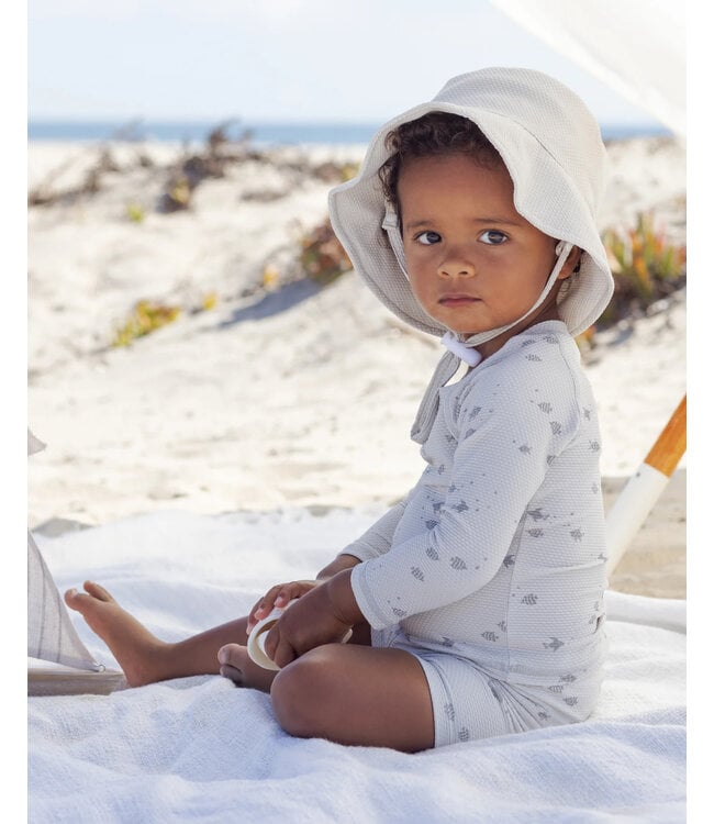 Quincy Mae Quincy Mae Finn Rashguard + Short Set in Fish