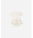 Quincy Mae Pointelle Skirted Bodysuit in Petit Fleur