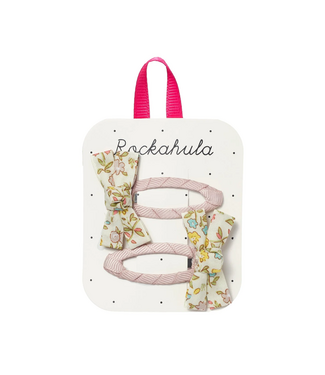 Rockahula Rockahula Twisty Bow Clips Petal