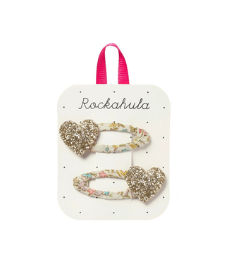 Rockahula Rockahula Clips Petal Glitter Heart