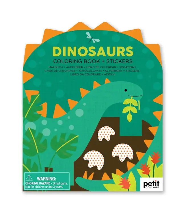Petit Collage Colouring Book with Stickers