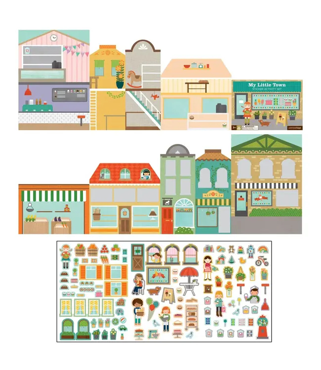 Petit Collage My Little Town Sticker Activity Set
