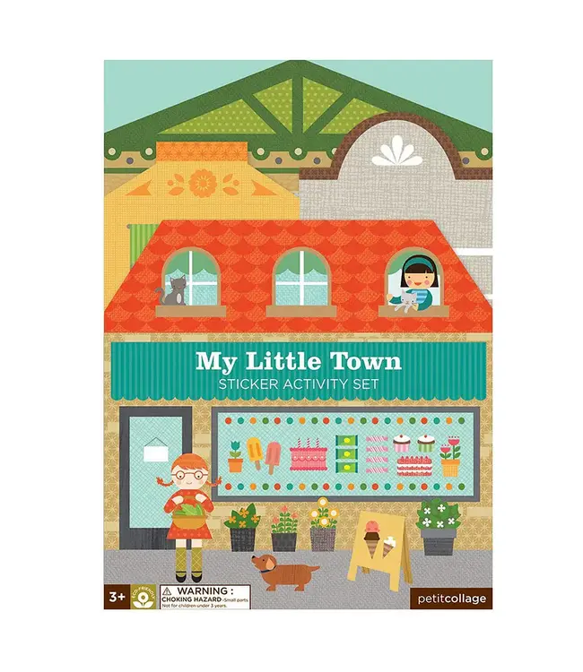 Petit Collage My Little Town Sticker Activity Set