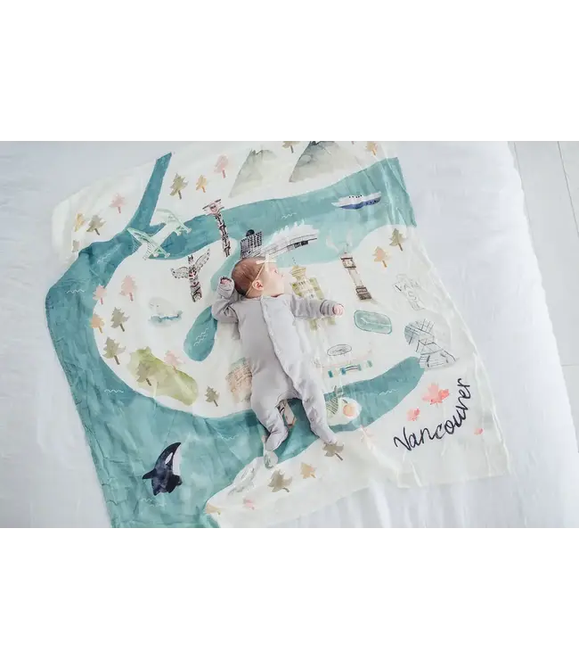 Loulou Lollipop City Swaddle Vancouver