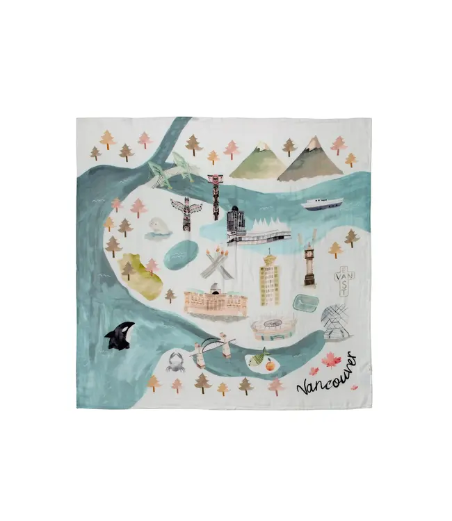 Loulou Lollipop City Swaddle