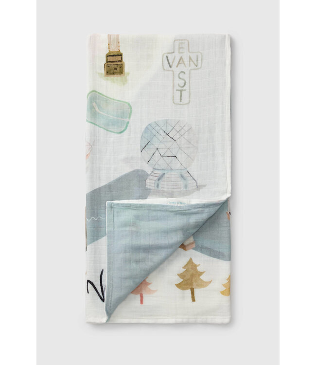 Loulou Lollipop City Swaddle