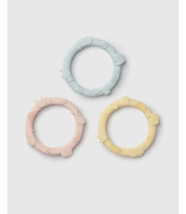 Loulou Lollipop Wild Teething Ring Set
