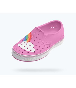 Native Canada Footwear Miles Block Kid Malibu Pink Rainbow