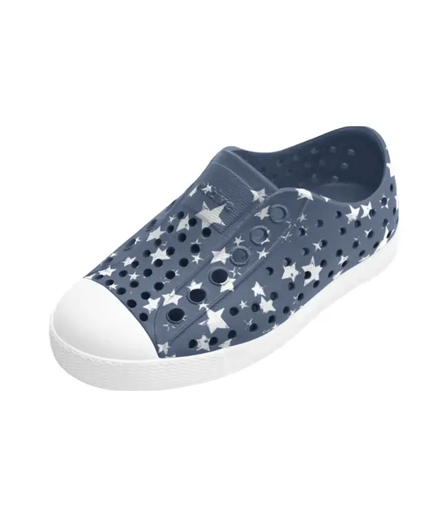 Native Canada Footwear Jefferson Jr Print Deep Sea Blue Firework Stars