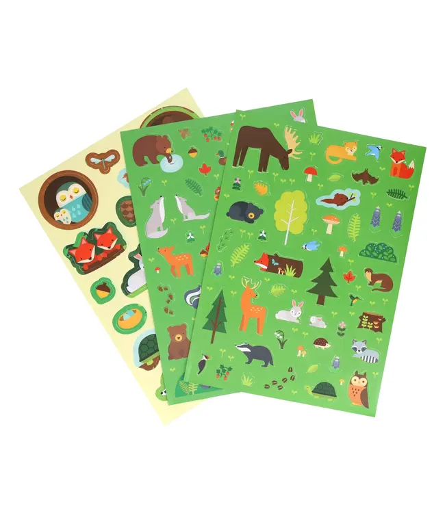 Petit Collage Wild Woodland Sticker Activity Set