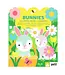 Petit Collage Colouring Book + Stickers Bunnies