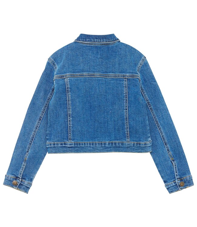 Creamie Creamie Rhinestone Denim Jacket