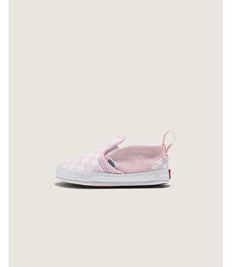 Vans Slip-On V Crib Checker Pink/White