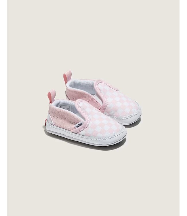 Vans Slip-On V Crib Checker Pink/White