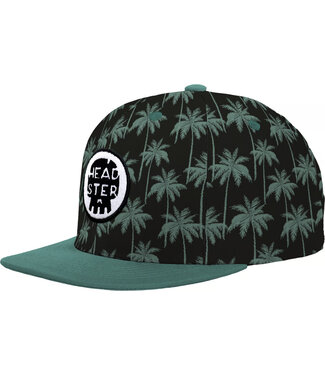 Headster Headster Snapback Hat Midnight Palms Black