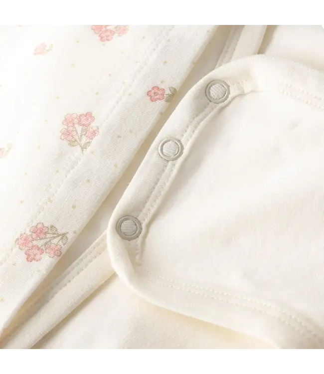 Minymo Minymo Flower Print Dress Ivory