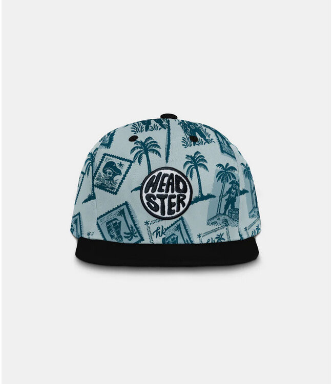 Headster Headster Snapback Hat Ahoy Matey Dusty Aqua