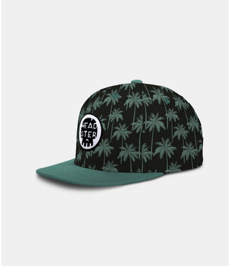 Headster Headster Snapback Hat Midnight Palms Black