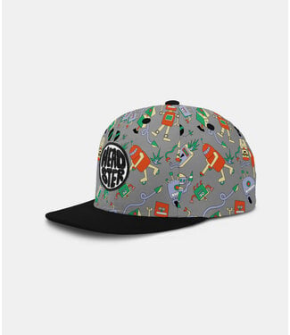 Headster Snapback Hat Robotic Chaos