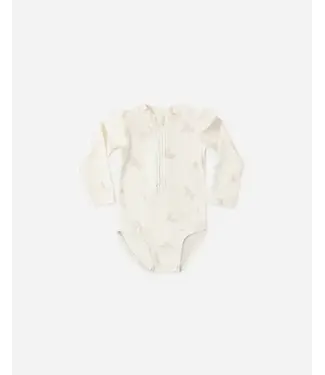 Quincy Mae Byron Rashguard One-Piece Unicorns