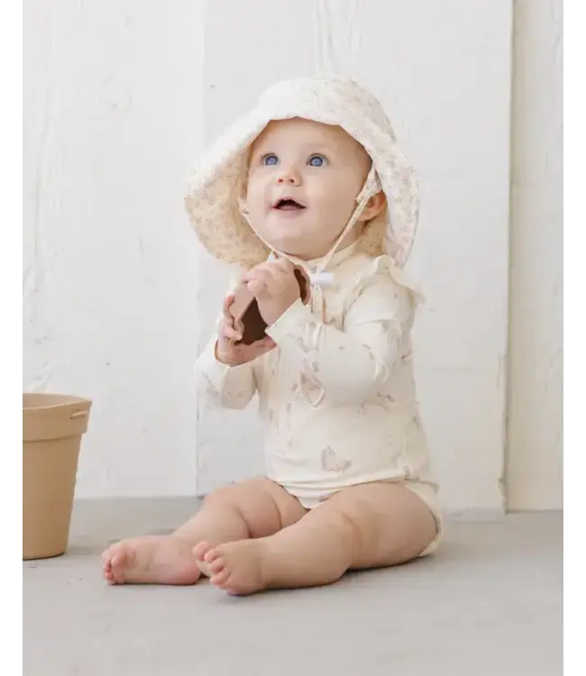 Quincy Mae Byron Rashguard One-Piece Unicorns