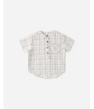 Quincy Mae Jaxson Shirt Blue Plaid
