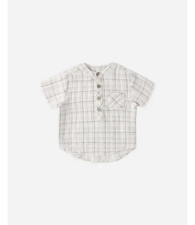 Quincy Mae Quincy Mae Jaxson Shirt Blue Plaid