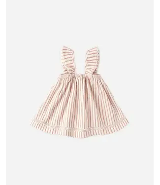 Quincy Mae Ruffle Tank Dress Vintage Stripe