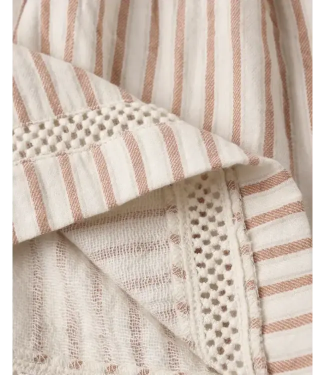 Quincy Mae Ruffle Tank Dress Vintage Stripe